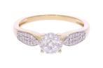 Ring - 18 karaat Geel goud - 0.38ct. tw. - Diamant - Maison, Nieuw