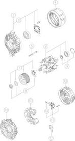 Alternator John Deere 120A, Verzenden