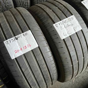 2 x Bridgestone Alenza 001 275-40-20 RFT Zomerbanden 4,5mm beschikbaar voor biedingen