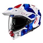 HJC i80 Roki Wit Rood Blauw Adventure Motorhelm, Nieuw met kaartje, HJC, XXL, Offroadhelm
