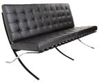 Barcelona Pavillion bluefurn 2 zits bank, Huis en Inrichting, Banken | Sofa's en Chaises Longues, Verzenden, Nieuw