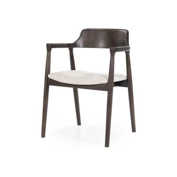 Stoel Yorick - Bruin - 96227 - eetkamerstoelen, Huis en Inrichting, Stoelen, Nieuw, Stof
