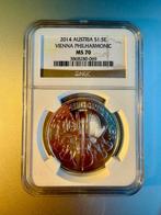 Oostenrijk. 1 1/2 Euro 2014 Vienna Philharmonic, 1 Oz, MS
