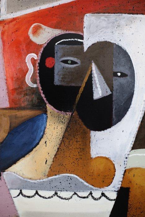Jone Hopper - Belle au salon - XL, Antiek en Kunst, Kunst | Schilderijen | Modern