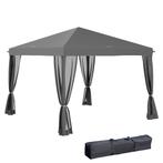 TRUUSK Vouwpaviljoen Paviljoen Vouwtent 3x3m Met Zijwanden I, Tuin en Terras, Partytenten, Verzenden, Nieuw