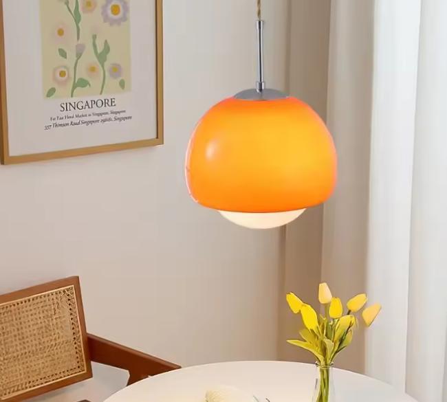 Ronde Hanglamp – Moderne Bal Plafondlamp voor Woonkamer, Huis en Inrichting, Lampen | Hanglampen, Nieuw, Verzenden