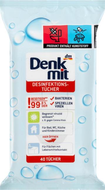 Denk meeDesinfectiedoekjes v... beschikbaar voor biedingen