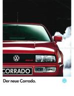 1988 VOLKSWAGEN CORRADO G60 BROCHURE DUITS, Boeken, Auto's | Folders en Tijdschriften, Nieuw, Volkswagen, Author
