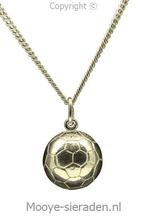 Gouden Voetbal half ketting hanger, Sieraden, Tassen en Uiterlijk, Kettinghangers, Verzenden, Nieuw
