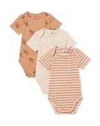 HEMA Rompers hobbelpaard - 3 stuks bruin, Kinderen en Baby's, Verzenden, Nieuw