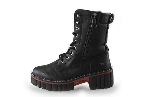 Mustang Veterboots in maat 39 Zwart | 10% extra korting, Kleding | Dames, Schoenen, Zwart, Zo goed als nieuw, Overige typen, Verzenden