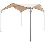 Paviljoen Prieel 3x3 m staal beige (Goedkope Partytent), Verzenden, Nieuw, 2 meter of meer, Partytent