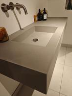 Showmodel Wastafel beton 140cm incl spiegel - 0023, Huis en Inrichting, Badkamer | Badkamermeubels, Ophalen, Nieuw