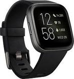 Fitbit Versa 40 mm aluminium koolstof met siliconen armband, Verzenden, Gebruikt