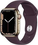 Apple Watch Series 7 45 mm kast van goud roestvrij staal met, Verzenden, Zo goed als nieuw