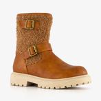 Blue Box meisjes teddy biker boots bruin maat 30, Verzenden, Nieuw