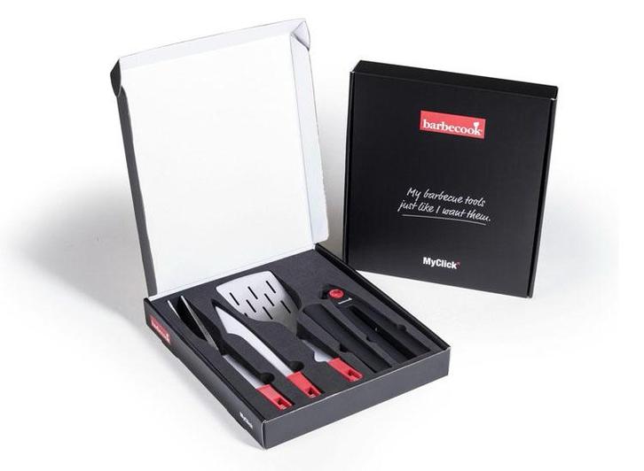 Barbecook MyClick Barbecue kookgerei- 5 delig - Zwart, Tuin en Terras, Barbecue-accessoires, Nieuw, Verzenden