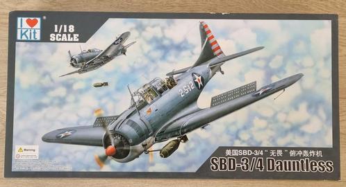 I Love Kit 61801 SBD-3/4 Dauntless 1:18, Hobby en Vrije tijd, Modelbouw | Vliegtuigen en Helikopters, Verzenden
