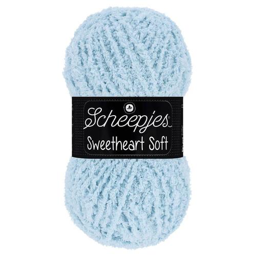 Scheepjes Sweetheart Soft - 08 lichtblauw - Polyester Gare, Hobby en Vrije tijd, Breien en Haken, Ophalen of Verzenden
