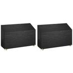 vidaXL Tuinbankhoezen 2 st 8 oogjes 190x70x70/88 cm, Verzenden, Nieuw