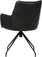 Leren eetkamerstoel - draaibaar - Echt leer, Modern, Comfort, Huis en Inrichting, Stoelen, Overige kleuren, Nieuw, Leer, Ophalen of Verzenden