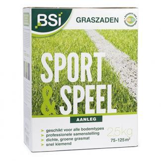 Graszaad speelgazon | BSI | 75 - 125 m², Tuin en Terras, Gras en Kunstgras, Nieuw, Verzenden