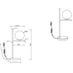 LED Tafellamp - Trion Pora - E14 Fitting - Rond - Mat Goud -, Huis en Inrichting, Ophalen of Verzenden, Nieuw, Metaal