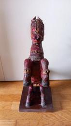 houten paard India Tamil Nadu - Hout - India - Tamil, Antiek en Kunst