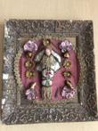 Religieuze decoratie - hout, textiel