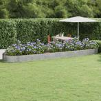 vidaXL Plantenbak 600x140x36 cm gepoedercoat staal, Tuin en Terras, 100 cm of meer, Verzenden, Nieuw, Metaal
