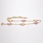 Armband - 18 karaat Geel goud - 2.80ct. tw. Saffier -, Nieuw