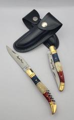 Laguiole Bougna - Tafelmessenset (2) - Republikeins - Leder,