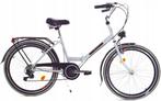 Vouwfiets - 24 inch - 6 versnellingen - wit, zwart, Fietsen en Brommers, Ophalen of Verzenden, Gebruikt