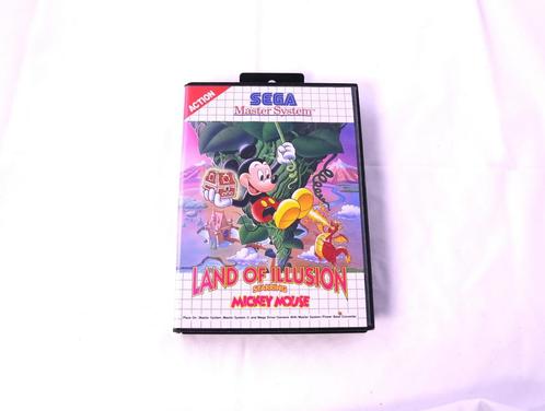 Sega Master System - Land of Illusion Starring Mickey Mou..., Spelcomputers en Games, Games | Sega, Ophalen of Verzenden