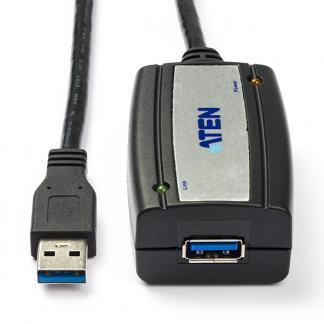 Actieve USB verlengkabel | 5 meter | USB 3.0 (100% koper), Computers en Software, Pc- en Netwerkkabels, Nieuw, Verzenden