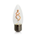 LED FILAMENT | E27 | KAARSLAMP | DIMBAAR | CLEAR | 2W, Nieuw