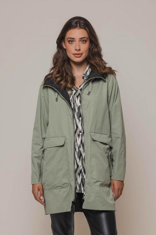 -50% Rino & Pelle  Rino & Pelle Reversible coat olijf  maat, Kleding | Dames, Jassen | Winter, Groen, Nieuw, Verzenden