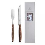 Robert Herder Windmühle Steakvork en Steakmes - RVS - Gla.., Ophalen of Verzenden, Nieuw