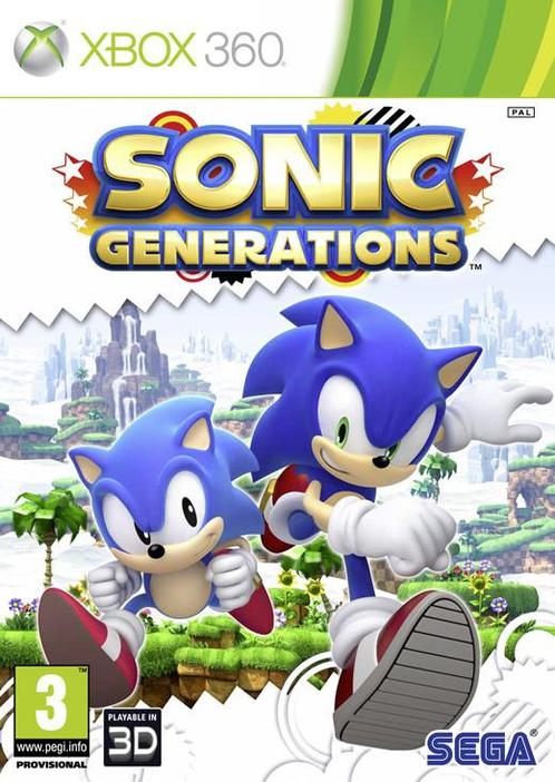 Sonic Generations (Xbox 360), Spelcomputers en Games, Games | Xbox 360, Gebruikt, Verzenden