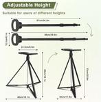 Opvouwbare Wandelstok met Zitje Verstelbare Stoel Loopstok, Verzenden, Nieuw