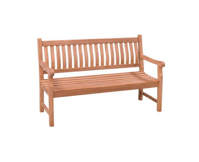 Tuinbank Patrick 5 cm 120 cm teakhout | Livingfurn, Tuin en Terras, Tuinbanken, Nieuw, Ophalen of Verzenden