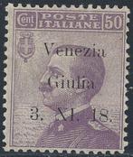 Italië - Julian Venetië - 50 c. violet met proefdruk, nr., Postzegels en Munten, Gestempeld