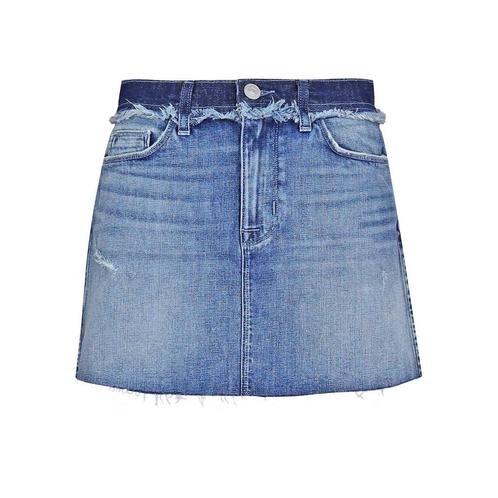 Hudson Jeans • blauwe denim mini rok • 25, Kleding | Dames, Rokken, Blauw, Nieuw, Verzenden