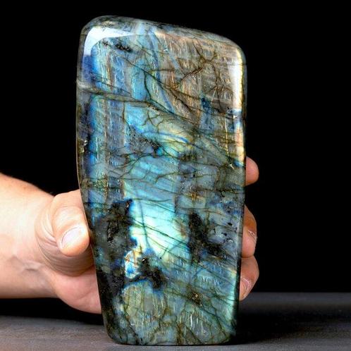 Labradoriet van extra kwaliteit - Vrije vorm - Top Flah, Verzamelen, Mineralen en Fossielen