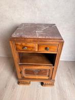 Ladekast - Walnoot, Marmer