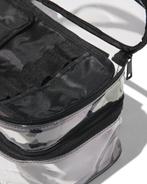 HEMA Beautycase met organizer transparant 17x25x15, Sieraden, Tassen en Uiterlijk, Uiterlijk | Cosmetica en Make-up, Verzenden