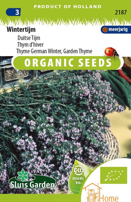 Wintertijm Zaden - Biologische Duitse Tuin Tijm, Meerjarige, Tuin en Terras, Bloembollen en Zaden, Verzenden