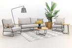 4SO Balade/Verdi stoel-bank loungeset - 4-delig | KORTING, Verzenden, Nieuw, Hout, Loungeset