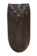 Remy Human Hair extensions straight 16 - bruin 2#, Nieuw