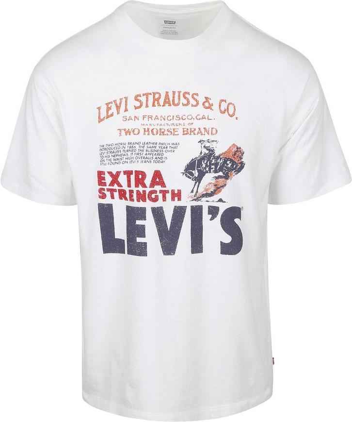 Levi Tee Vintage Graphic Archival Poster maat M Heren, Kleding | Heren, T-shirts, Wit, Nieuw, Maat 48/50 (M), Verzenden